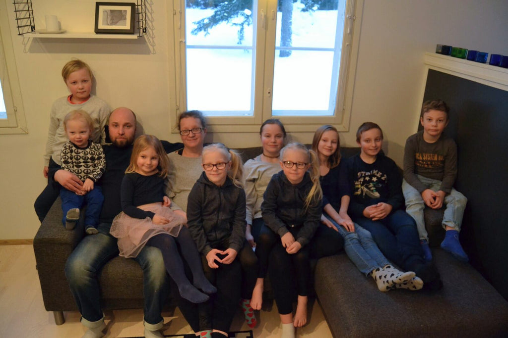 #Arjensankarit: Hanna Kinnusen 15 lapsen perheeseen odotetaan kesävauvaa